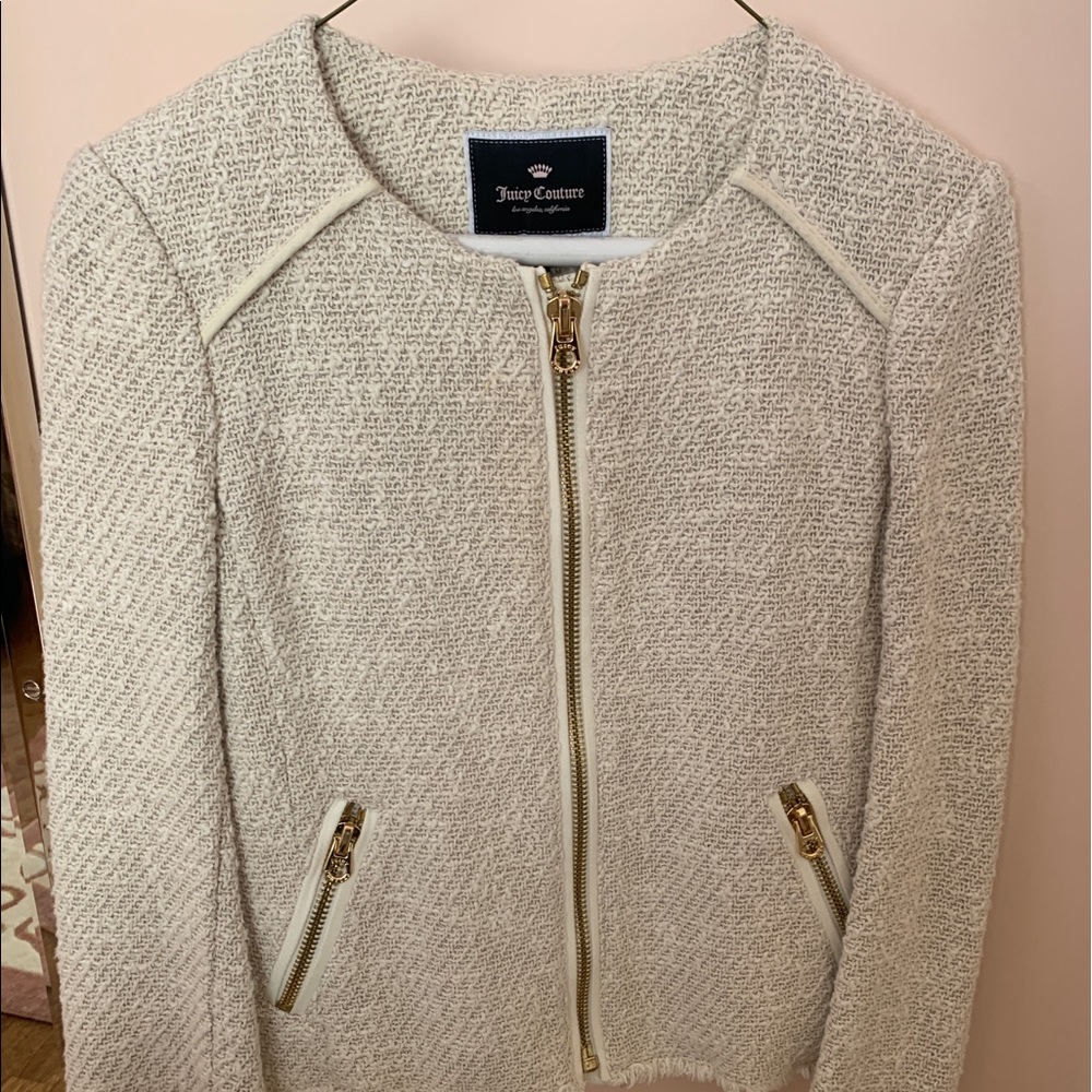 Juicy couture tweed blazer